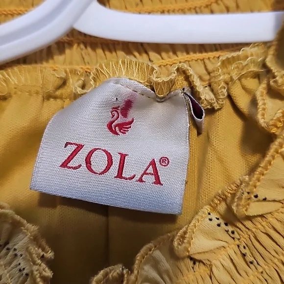 Elegant Mustard Yellow Dress - Picture 3 of 3